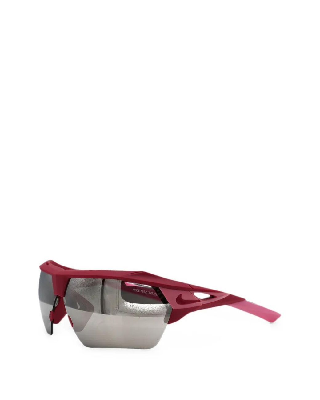 Nike Pink Hyperforce Geometric-Frame Sunglasses for men