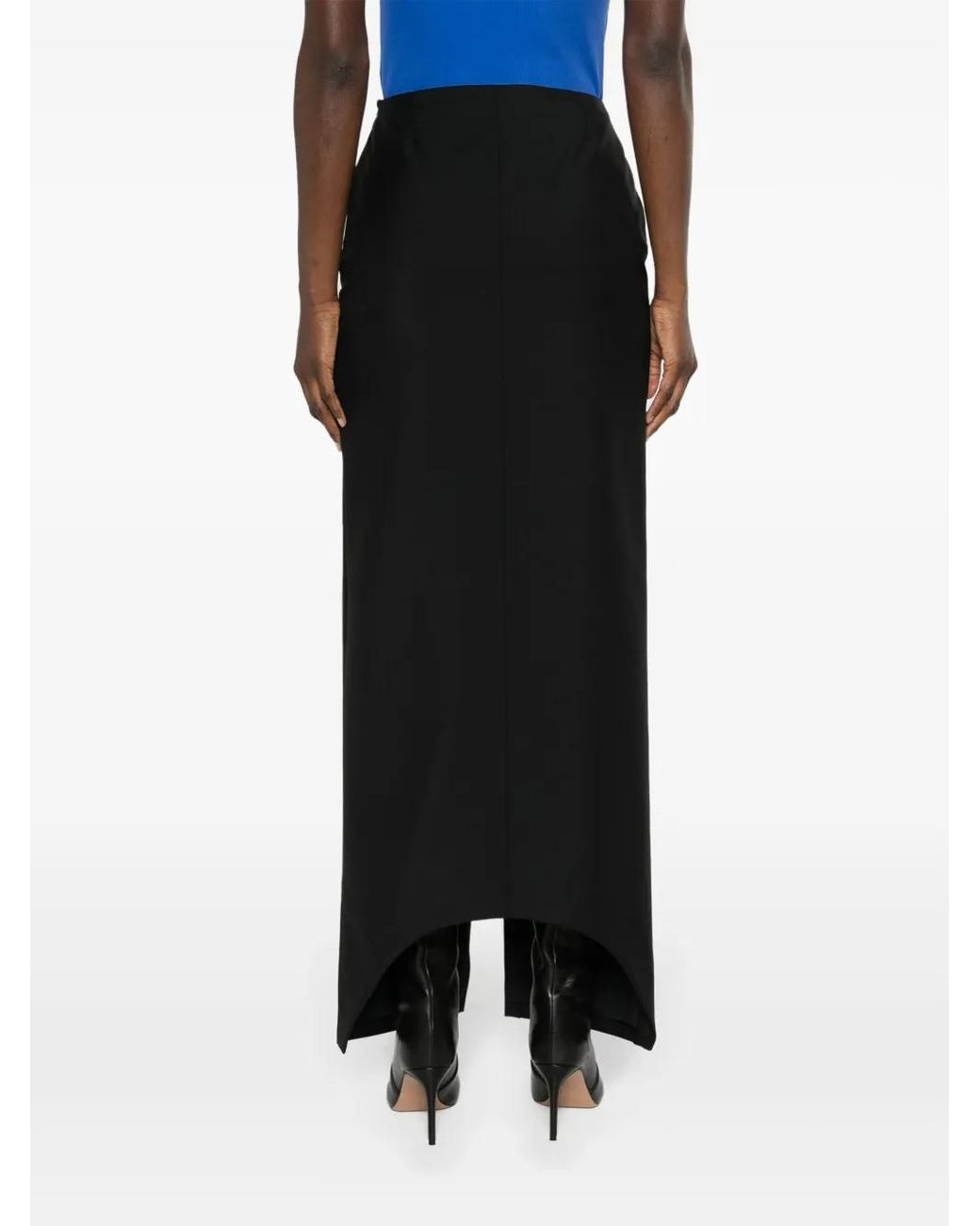 Gonna Lunga Con Spacco di Givenchy in Black