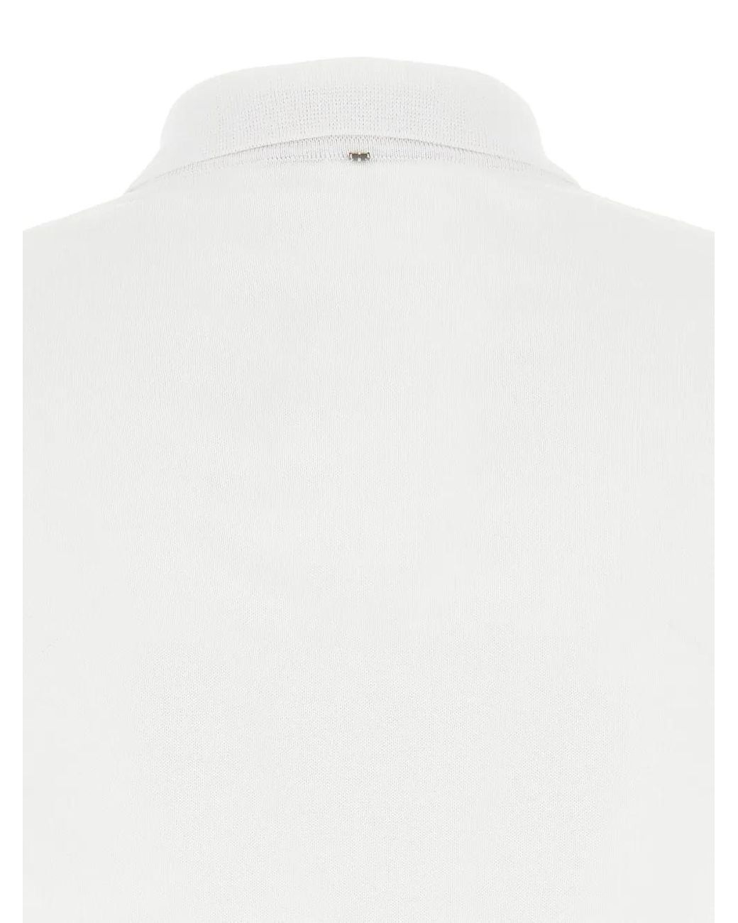 Sportmax White Shaker Polo