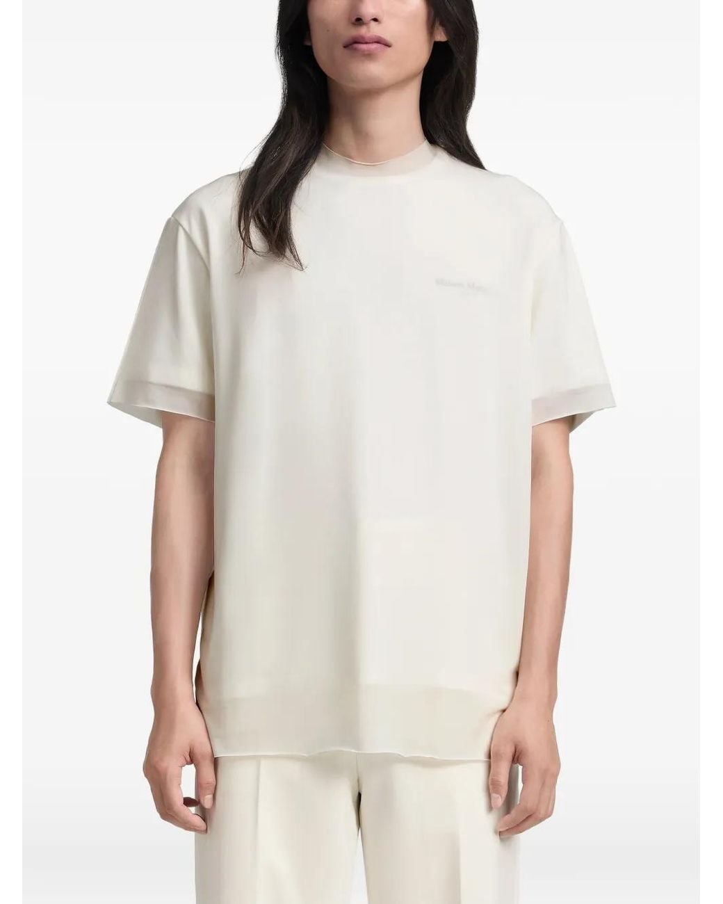 Maison Margiela White Fusion T-Shirt for men
