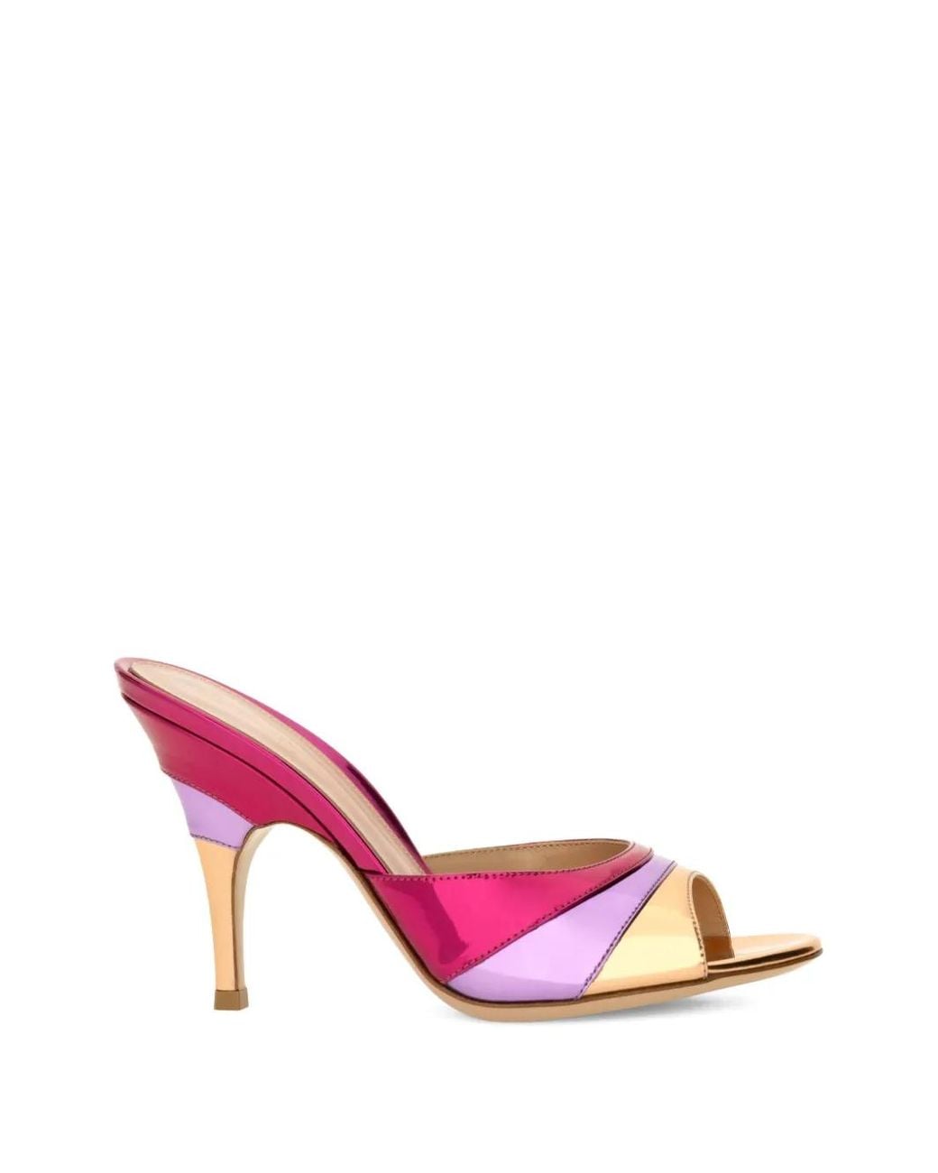 Gianvito Rossi Pink Marea Mules
