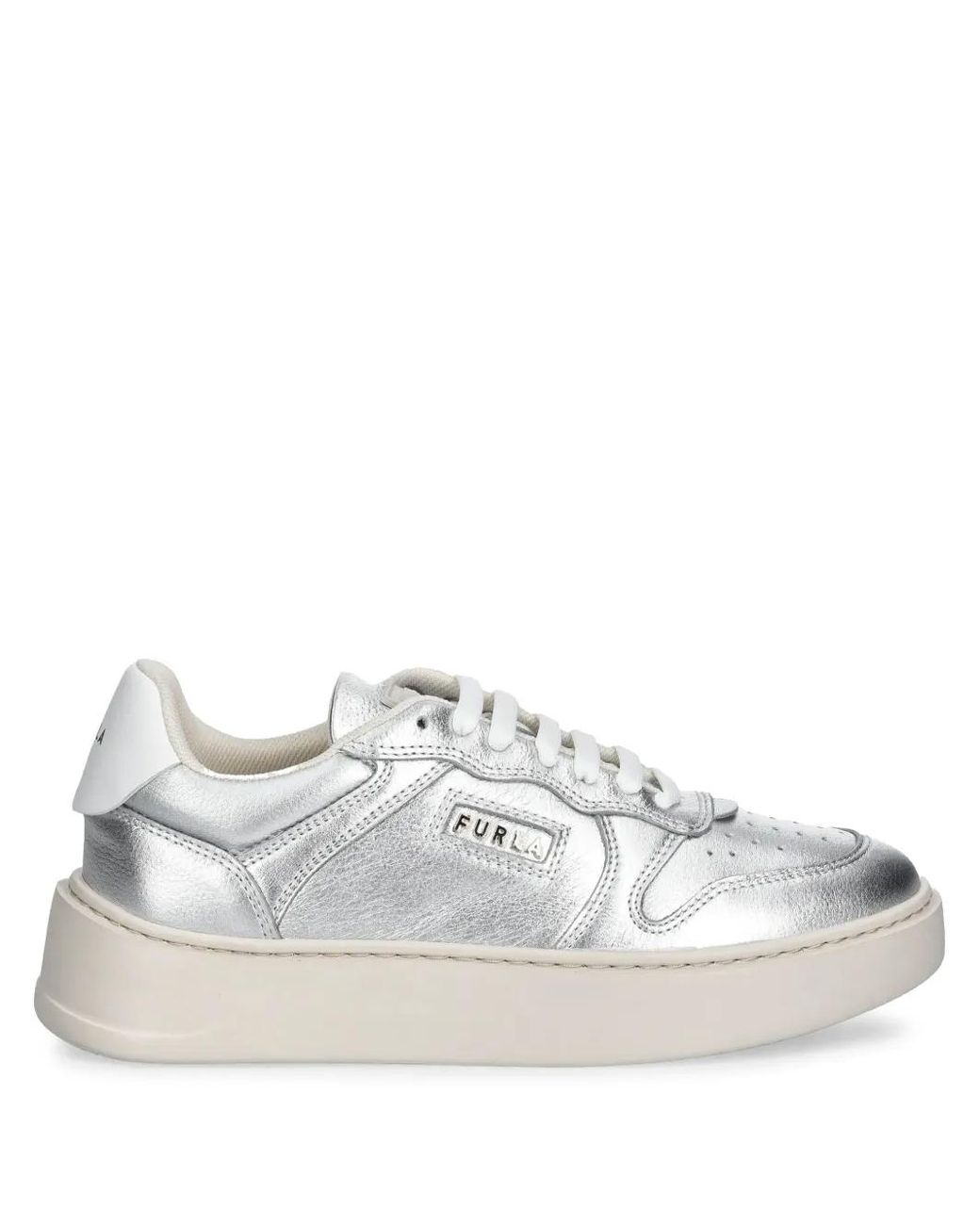 Furla White Sport Schnürsneaker