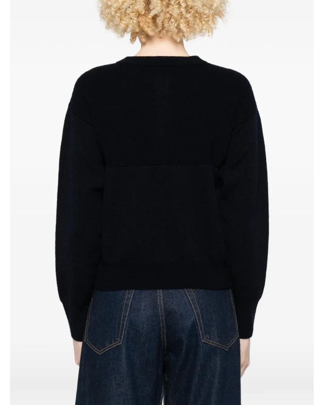 MHL by Margaret Howell Black Buttoned Cardigan