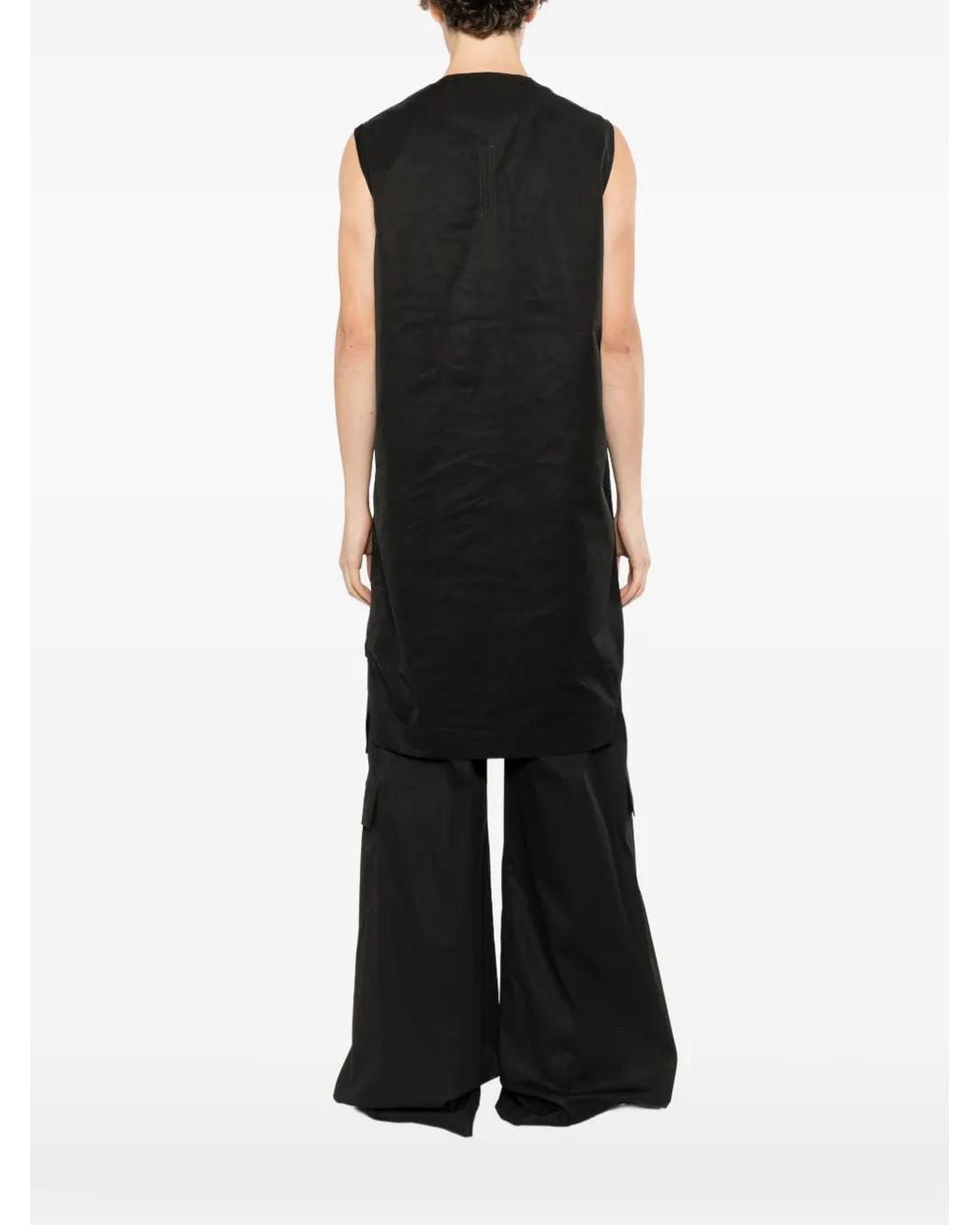 Rick Owens Black Débardeur Simplified Blixa for men