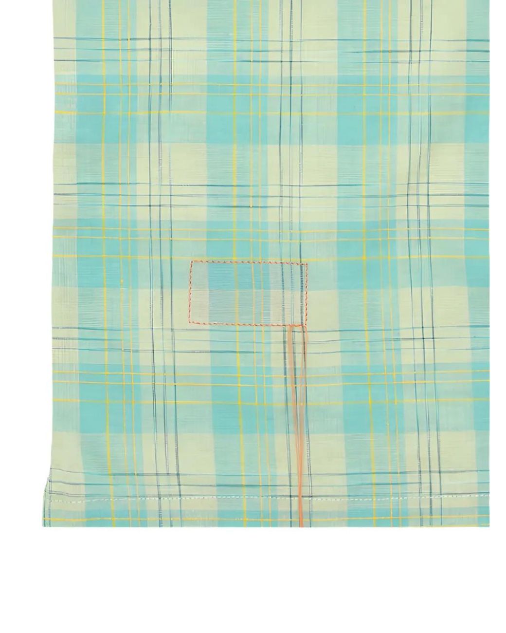 Fortela Green Check-Pattern Patch-Pocket Shirt for men