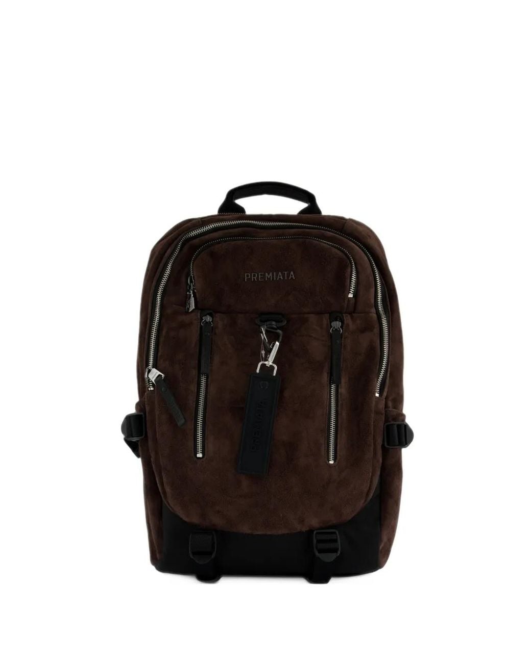 Zaino Con Inserti di Premiata in Black da Uomo