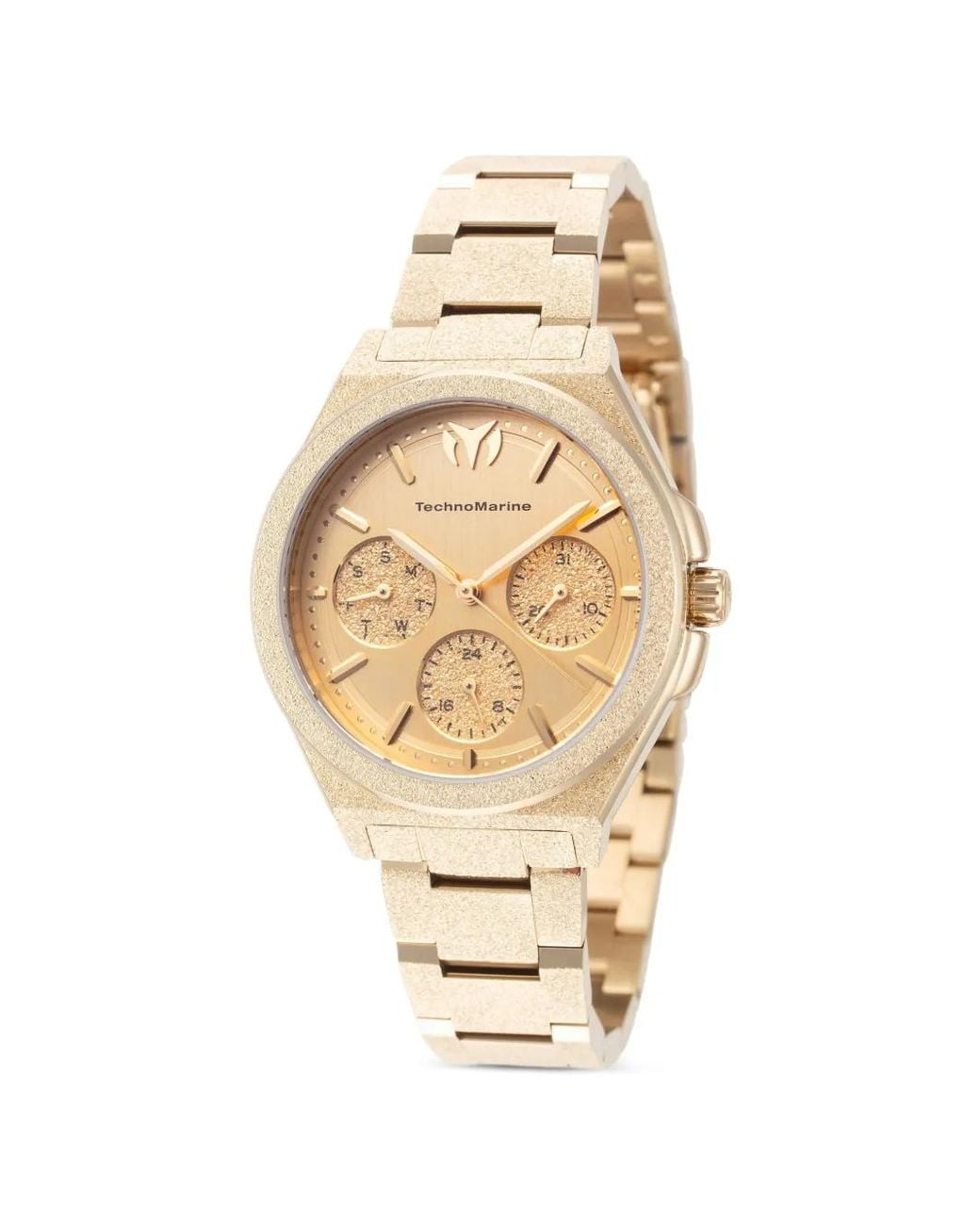 TechnoMarine Metallic Ocean Empress 34Mm Frosted-Finish Watch