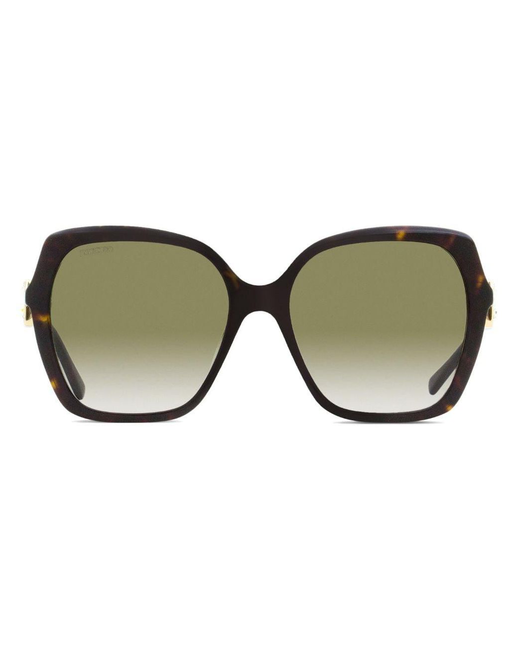 Jimmy Choo Manon Oversizeframe Sunglasses in Brown Lyst