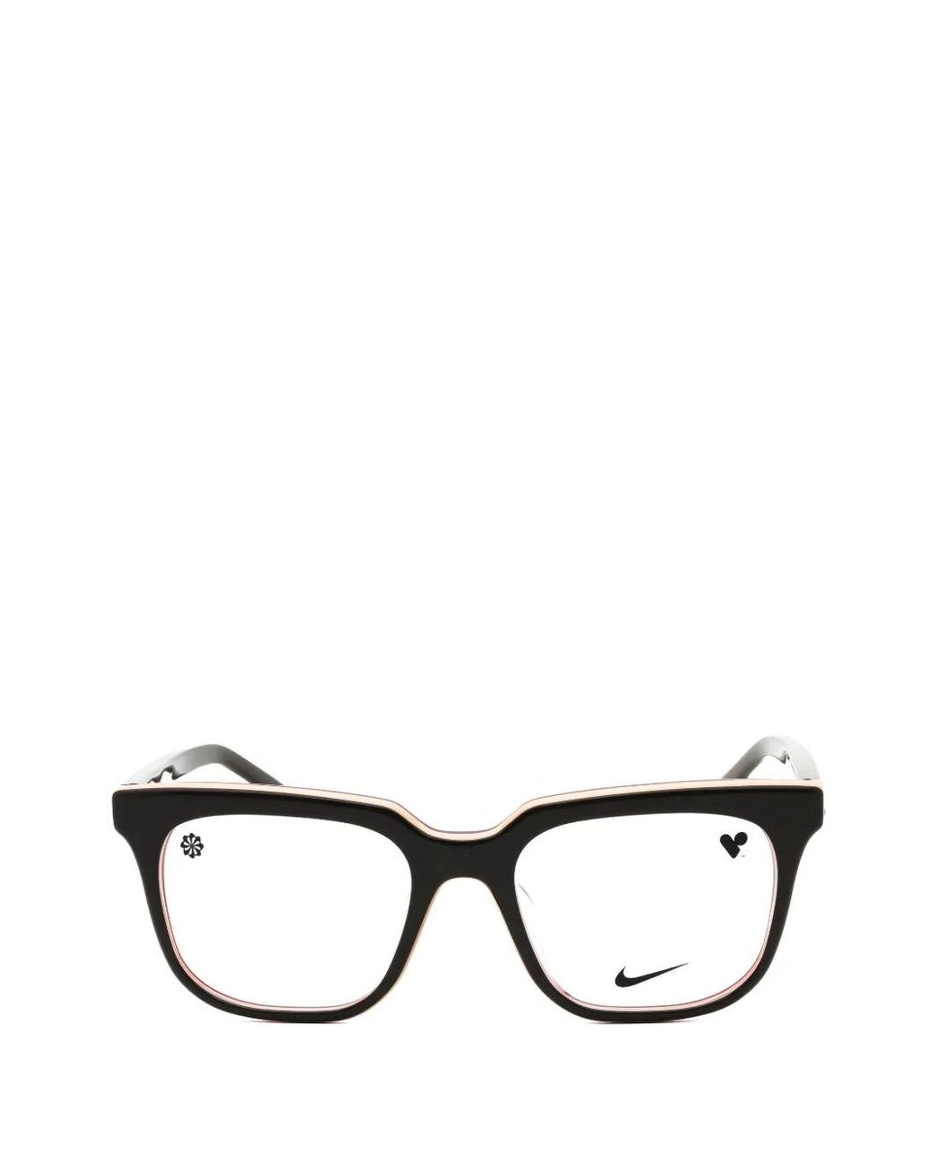 Nike Black Square-Frame Glasses