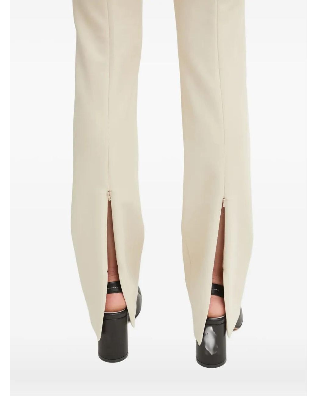 Sportmax Natural Split Trousers