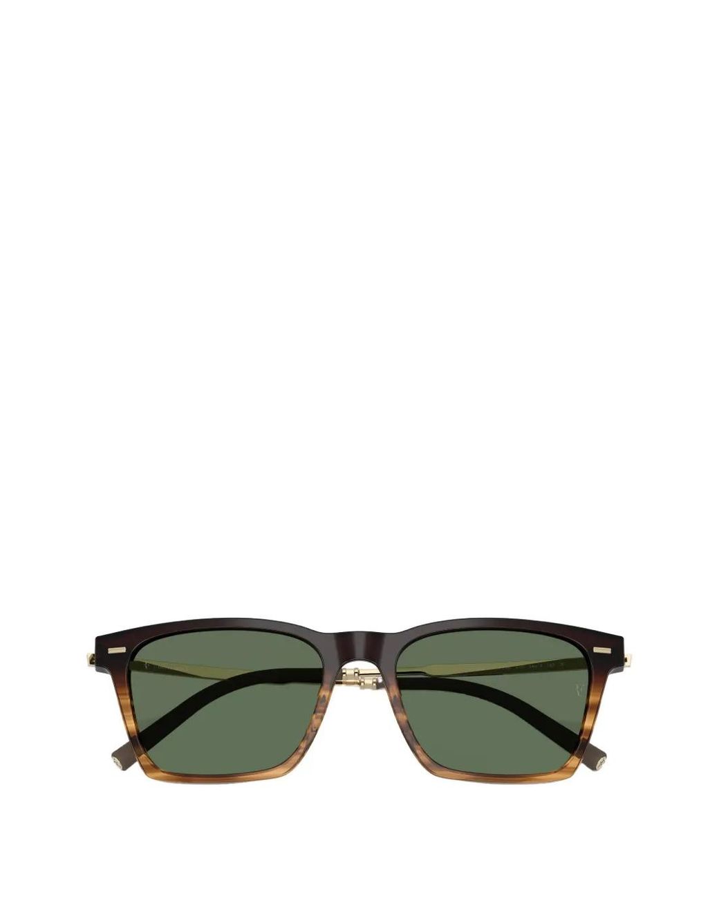 Oliver Peoples Green Square-Frame Sunglasses