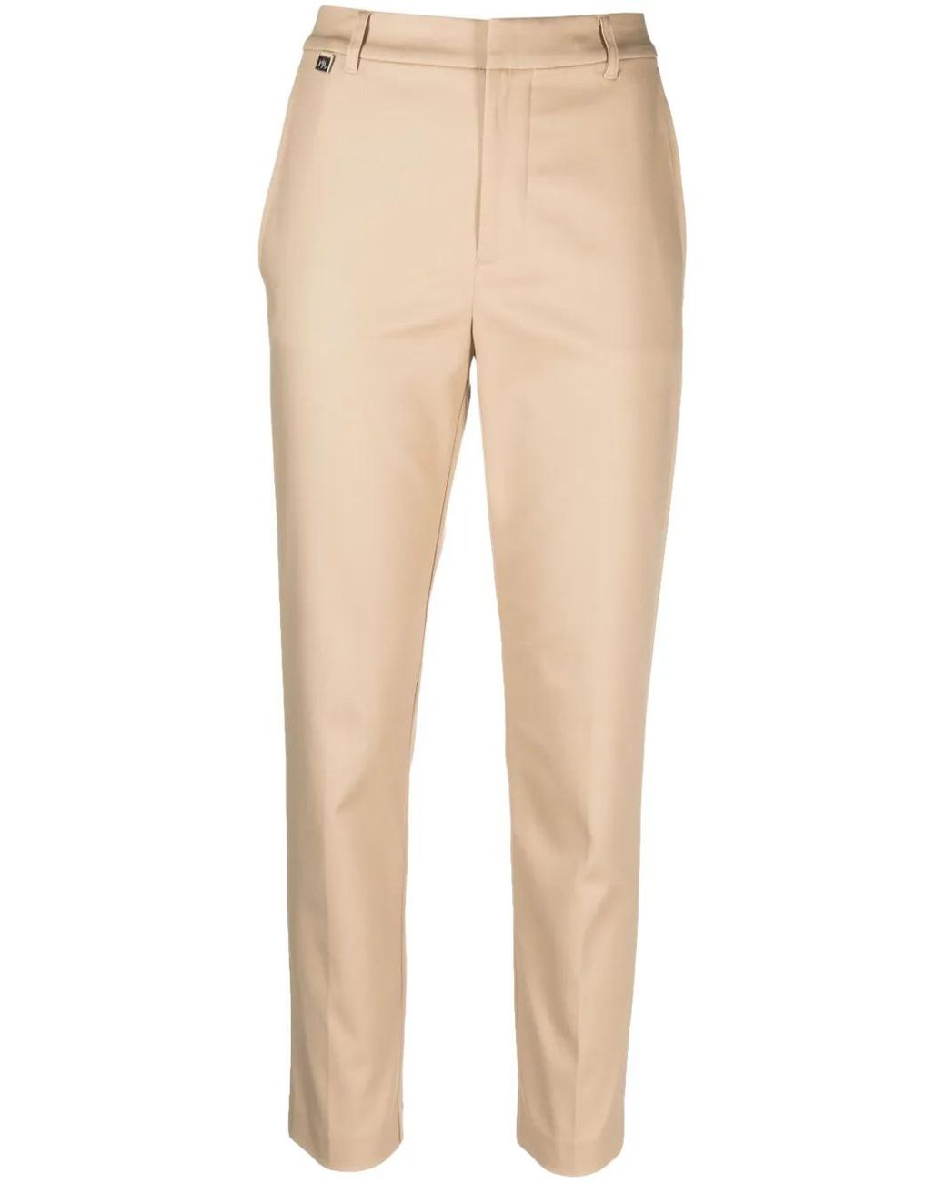 Ralph Lauren Natural Lakythia Slim-Fit Trousers