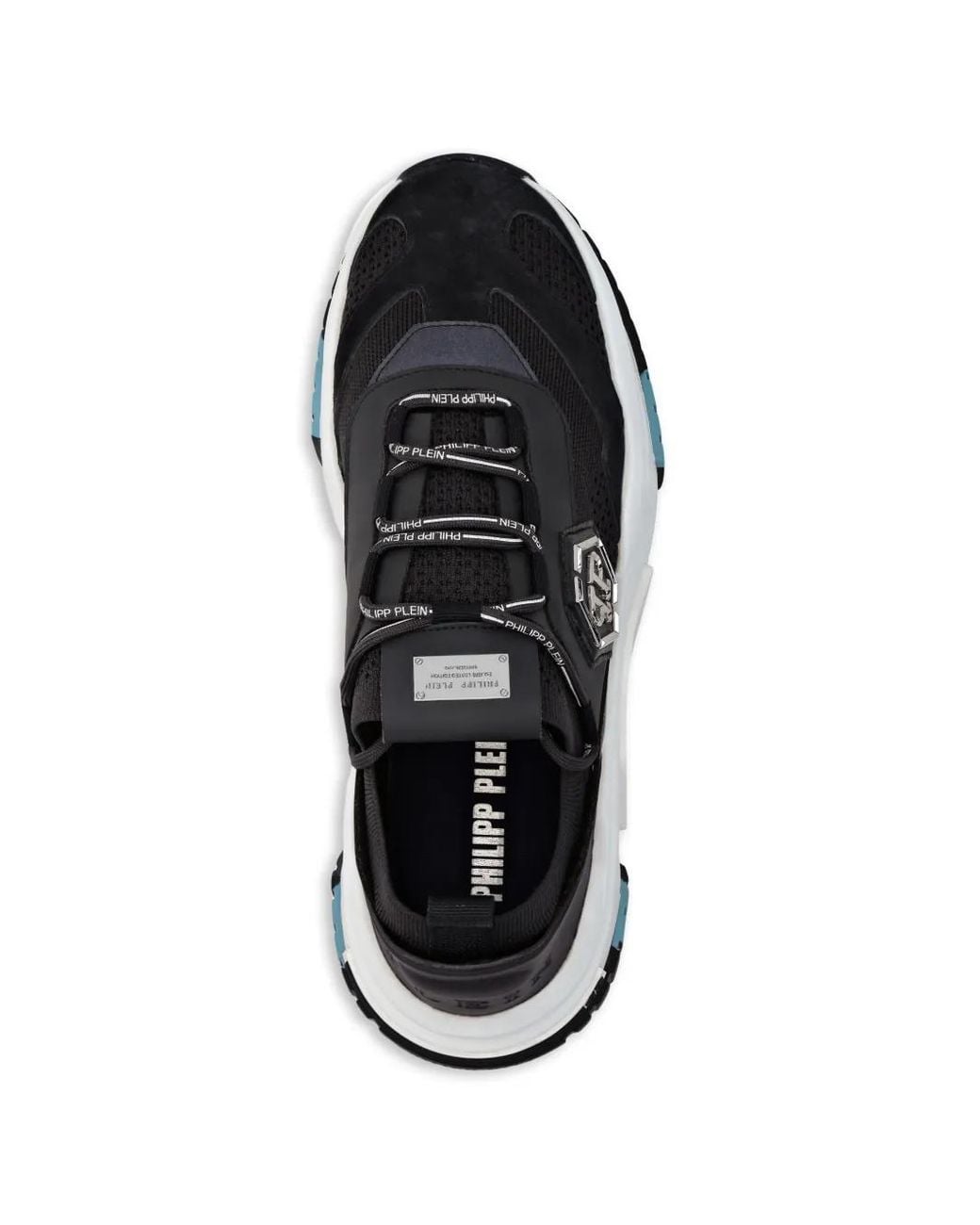 Philipp Plein Blue Predator Low-Top Sneakers