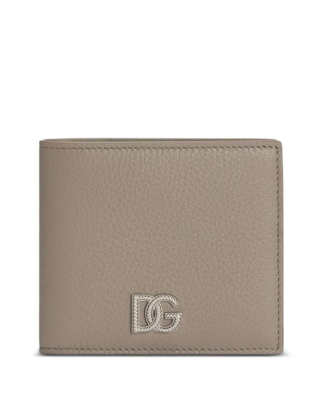 Dolce & Gabbana Brown Portefeuille En Veau Avec Logo Dg for men
