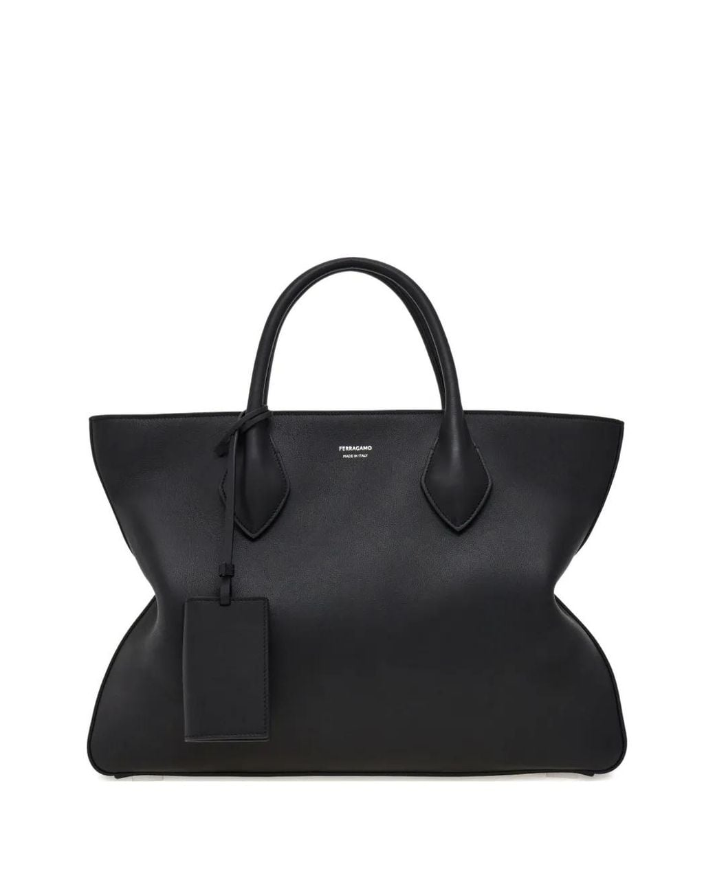 Ferragamo Black Star-Shaped Tote Bag