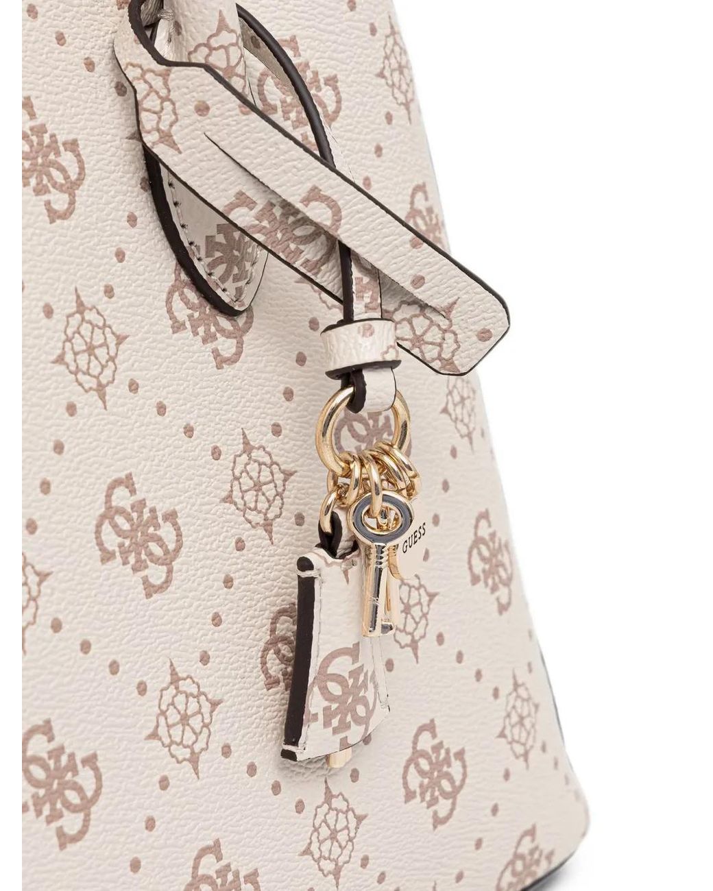 Guess Natural Emelie Logo Handbag