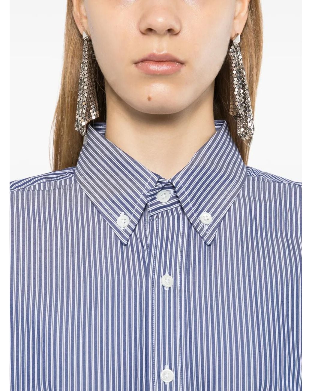 VAQUERA Blue Striped Shirt