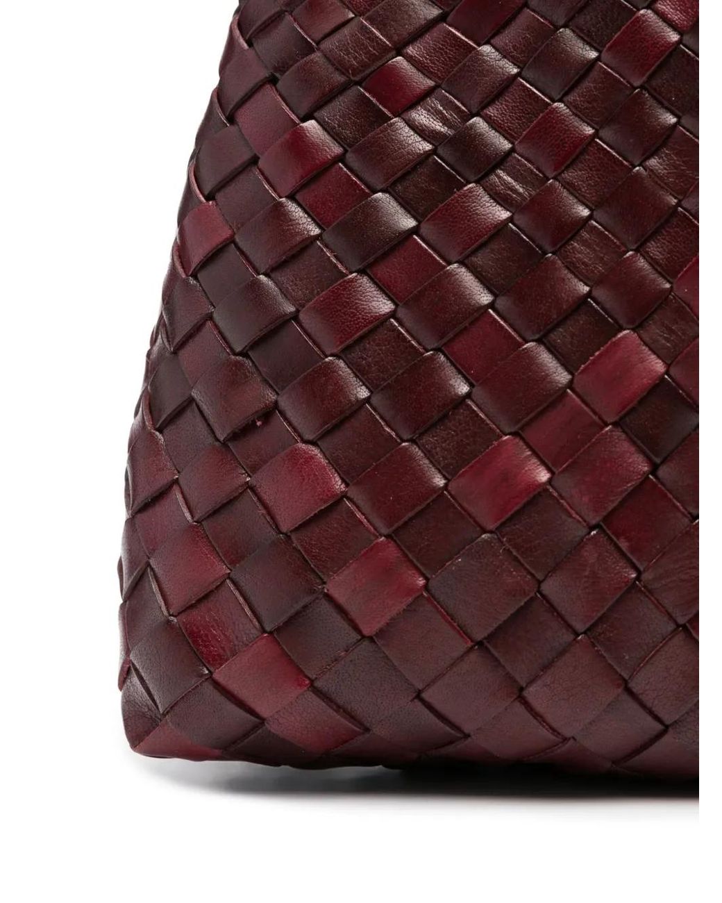 Dragon Diffusion Purple Woven-Leather Tote Bag