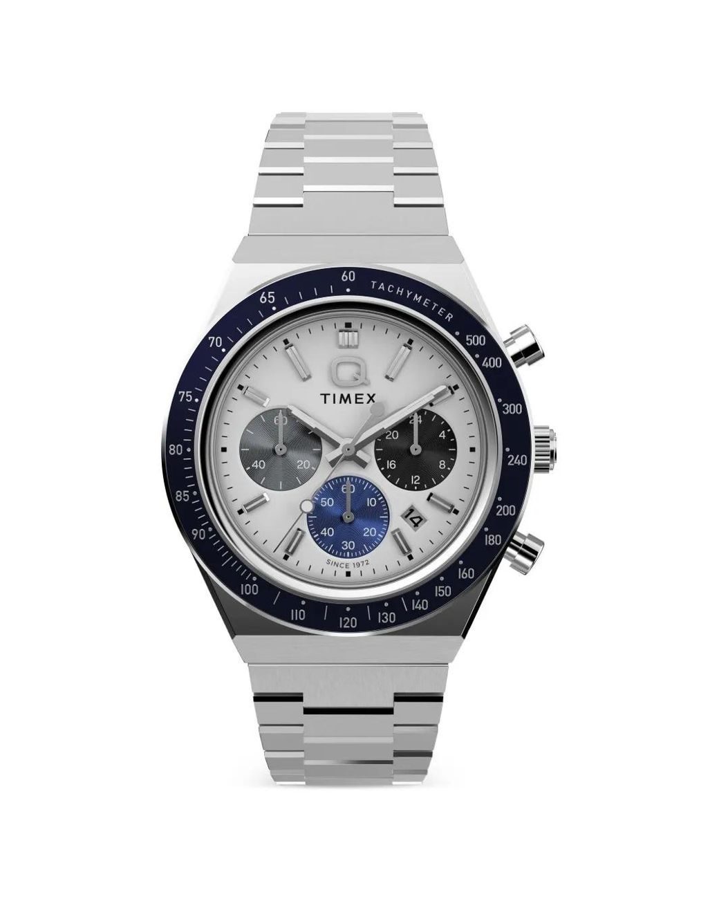 Timex Gray Q Chronograph 40Mm Watch for men