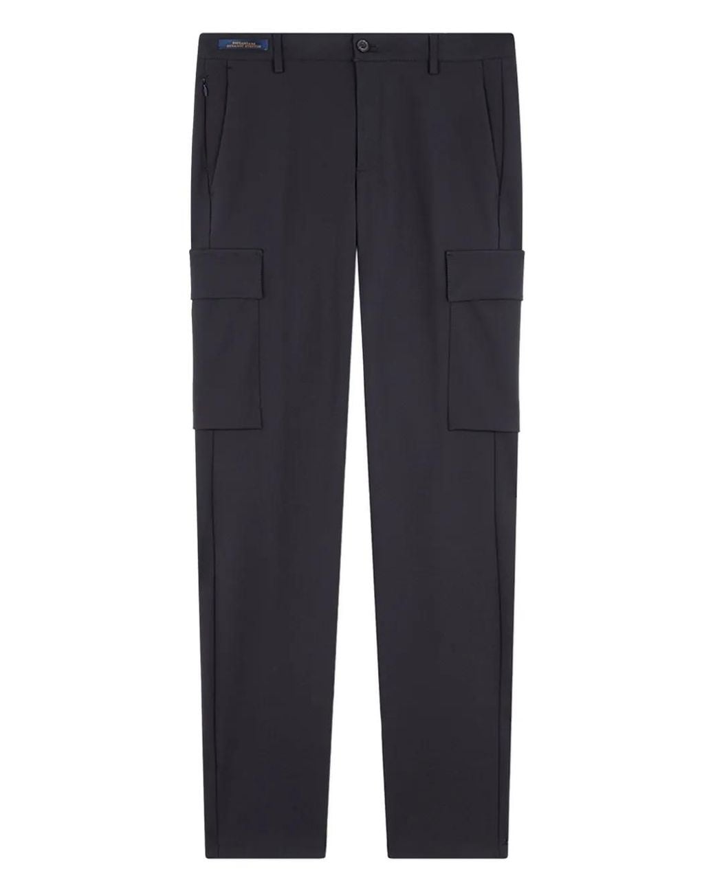 Paul & Shark Blue Cargo-Pocket Trousers for men