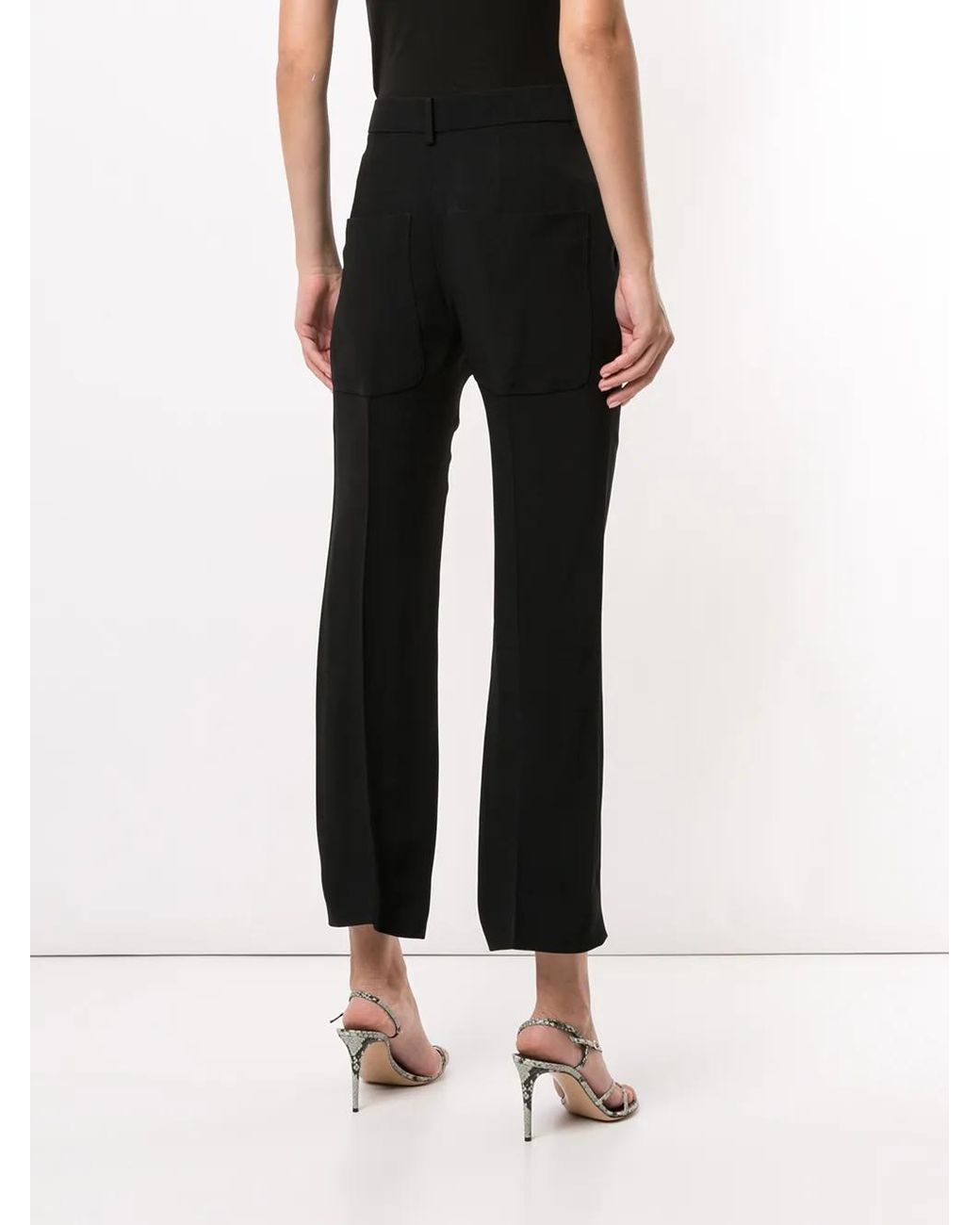 N°21 Black Cropped Tailored Trousers