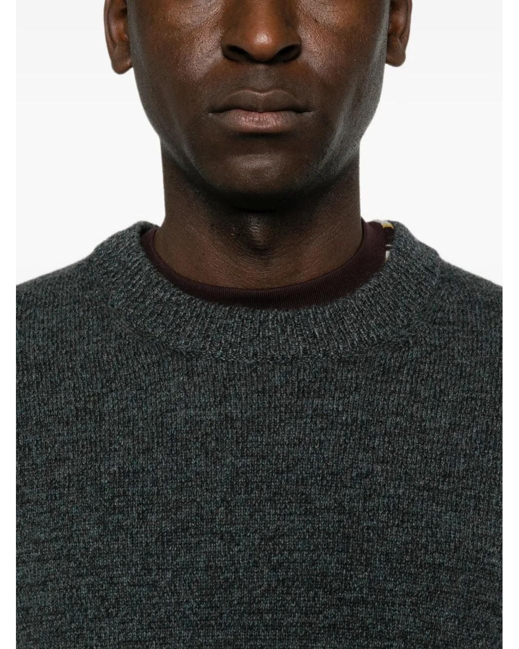 Bompard Green Round-Neck Sweater for men