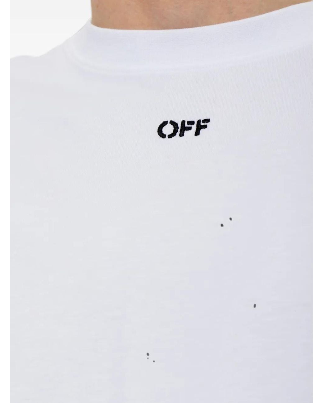 Off-White c/o Virgil Abloh White Narciso Short-Sleeve T-Shirt for men
