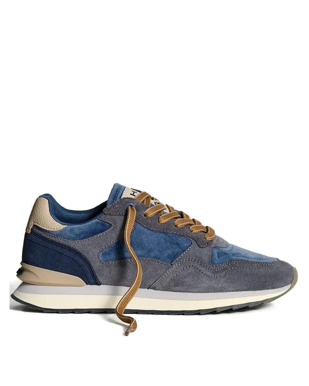 HOFF Blue Panelled Lace-Up Sneakers