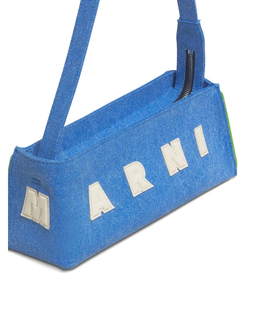 Marni Blue Museo Shoulder Bag
