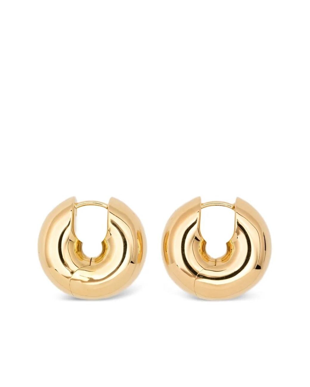 Tom Wood Metallic Sphere Hoop Earrings