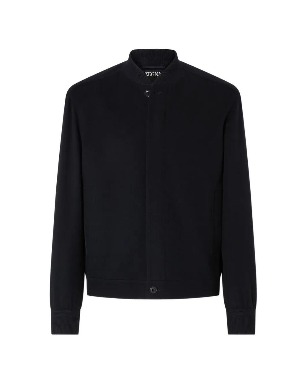 Zegna Black Oasi Cashmere-Elements Bomber Jacket for men