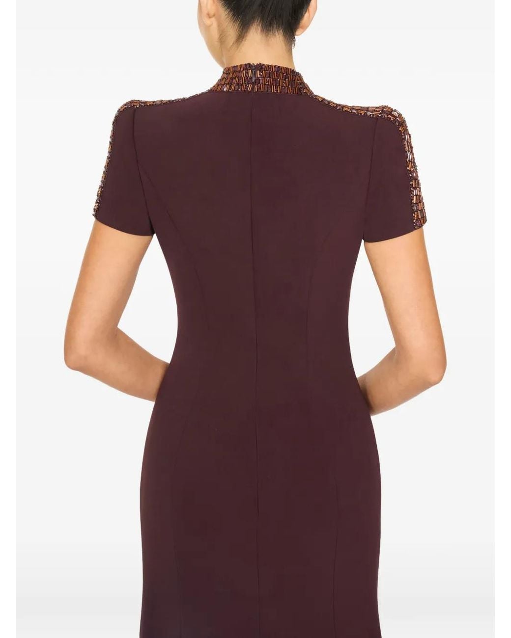 Jenny Packham Purple Mesa Dress