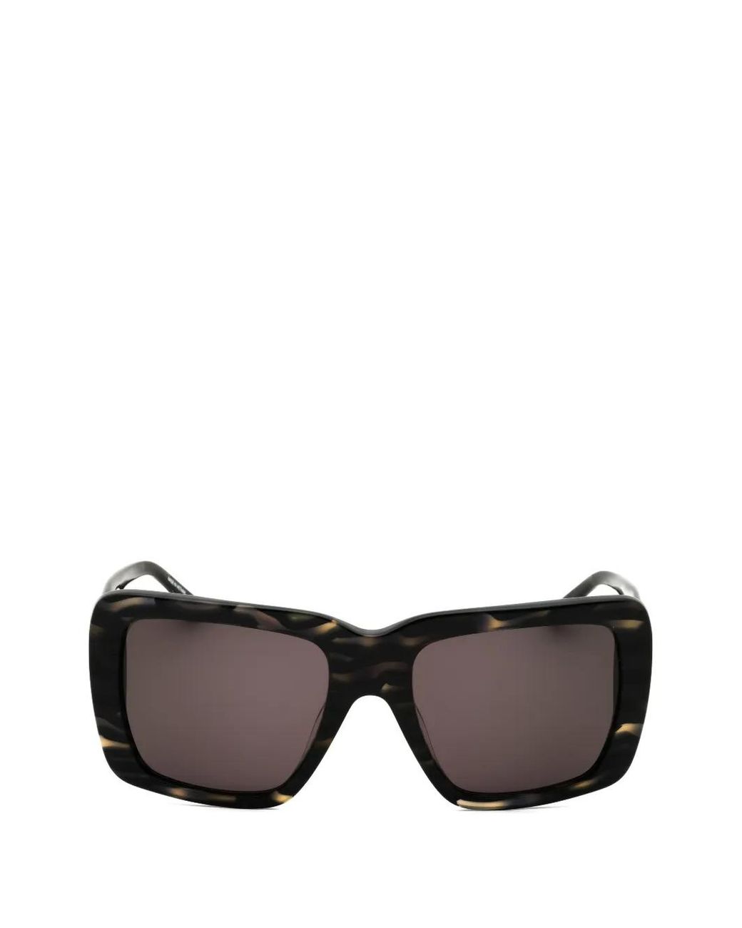 DKNY Black Oversized Square-Frame Sunglasses