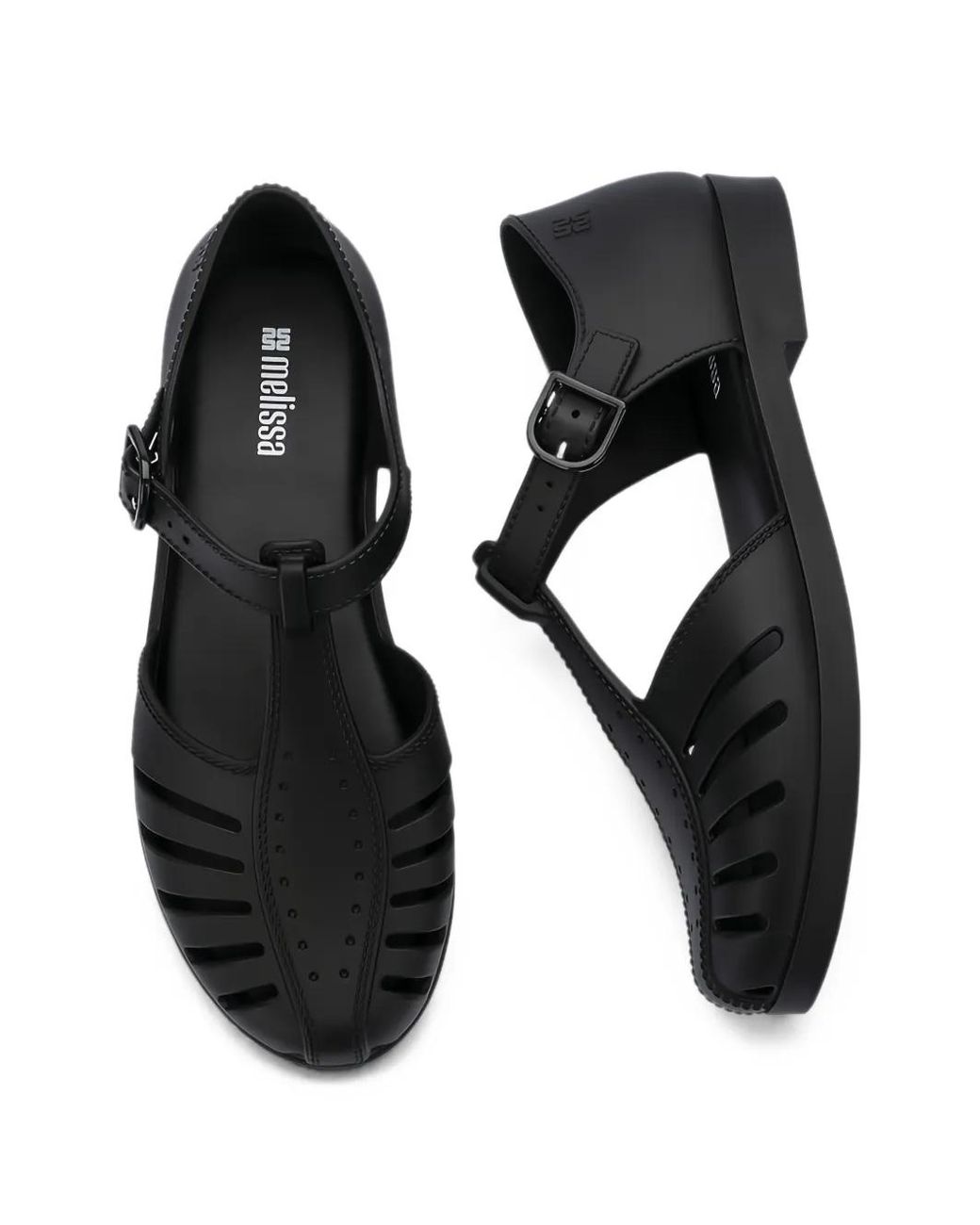 Melissa Black Aranha 79 Ii Ad Cage Sandals