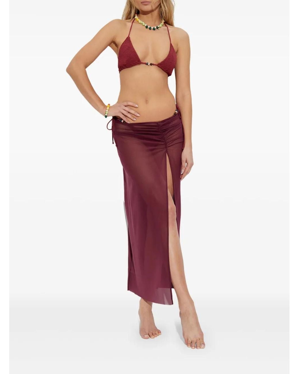 Bondeye Red Ingrid Bikini Top