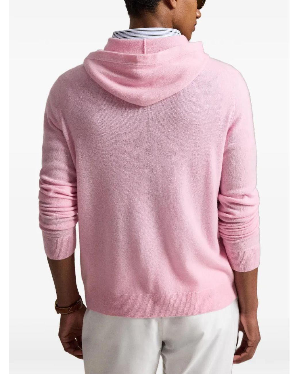 Ralph Lauren Pink Long-Sleeve Hoodie for men