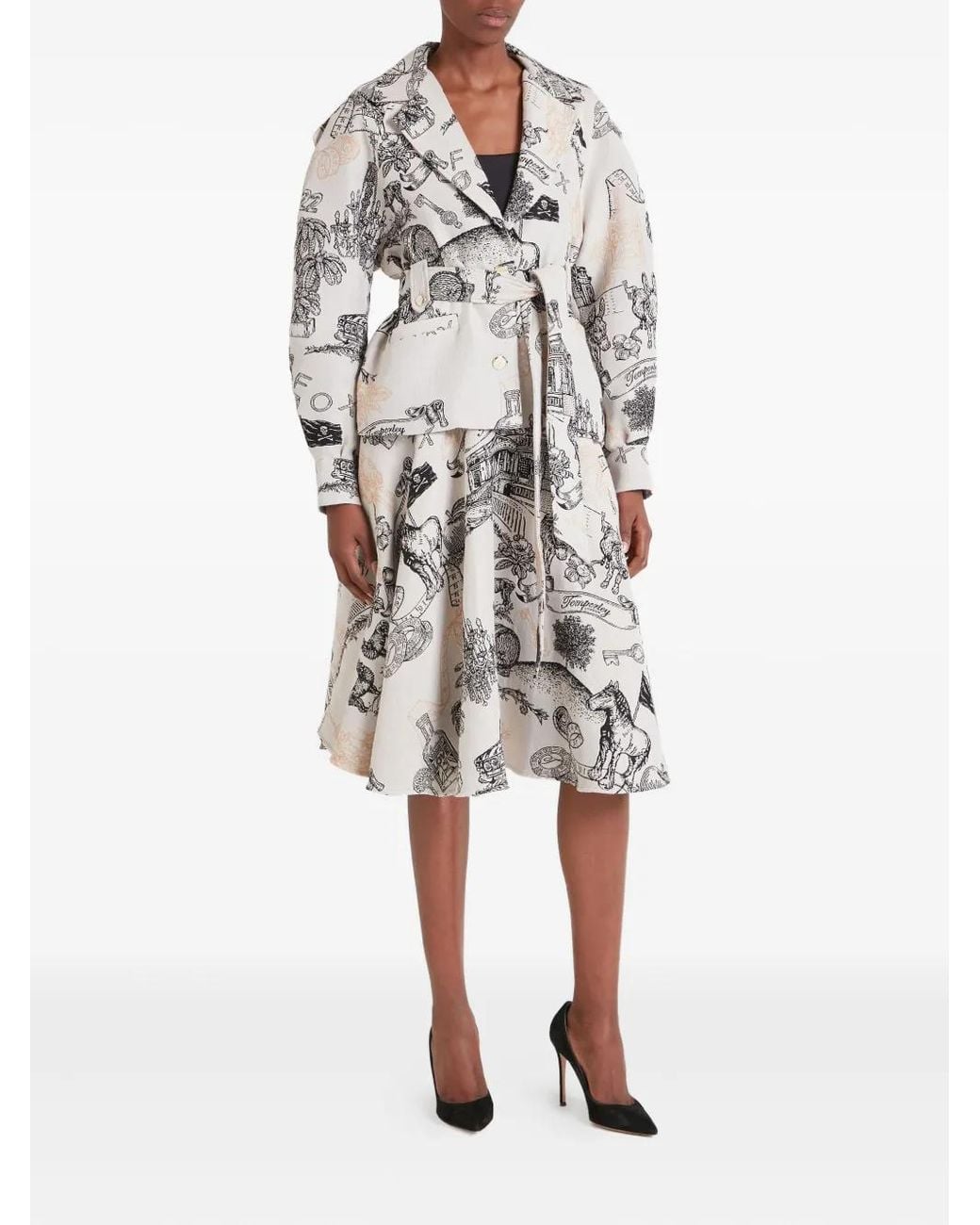 Temperley London White Belted Jacket