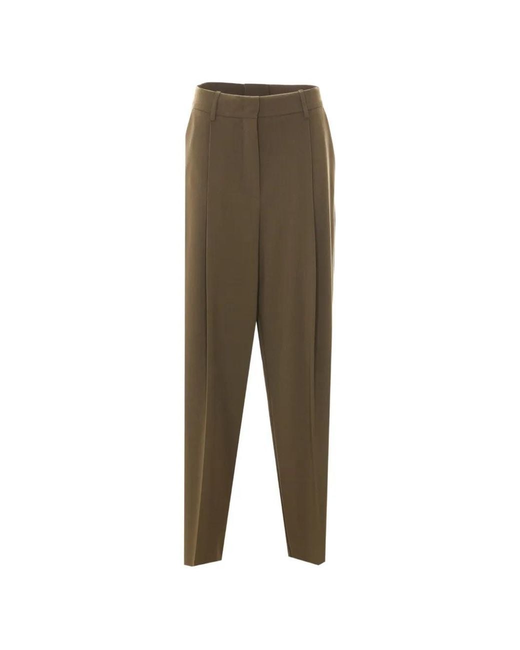 RUE DU BAC Natural Pressed-Crease Tailored Trousers