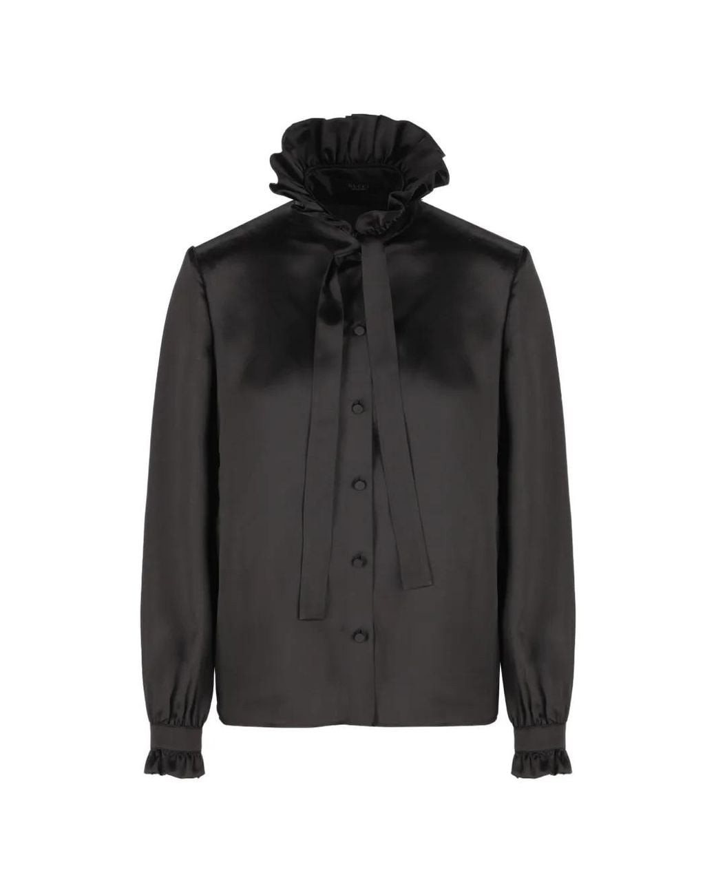 Gucci Black Silk Shirt