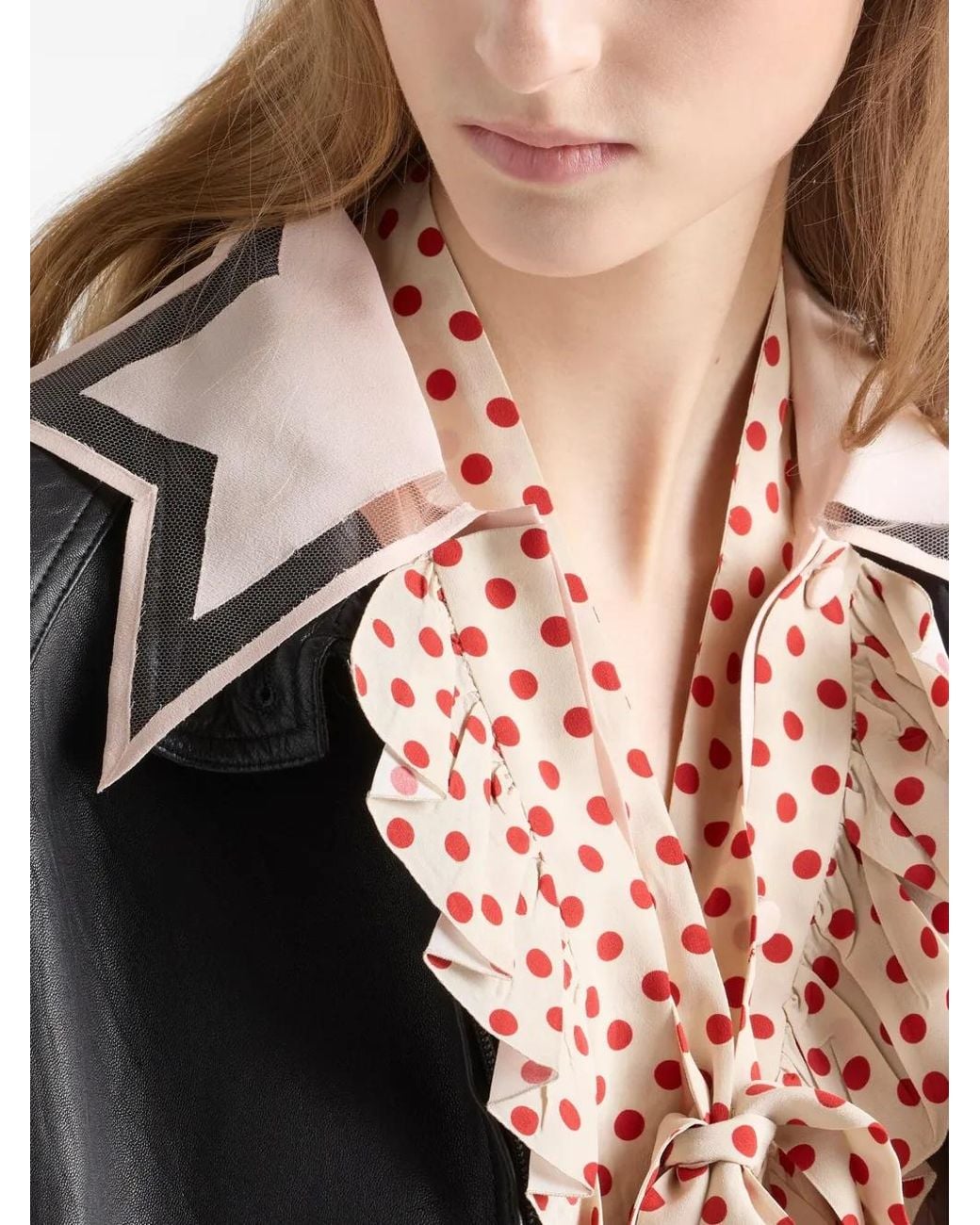Prada Pink Embroidered Marocain Dress