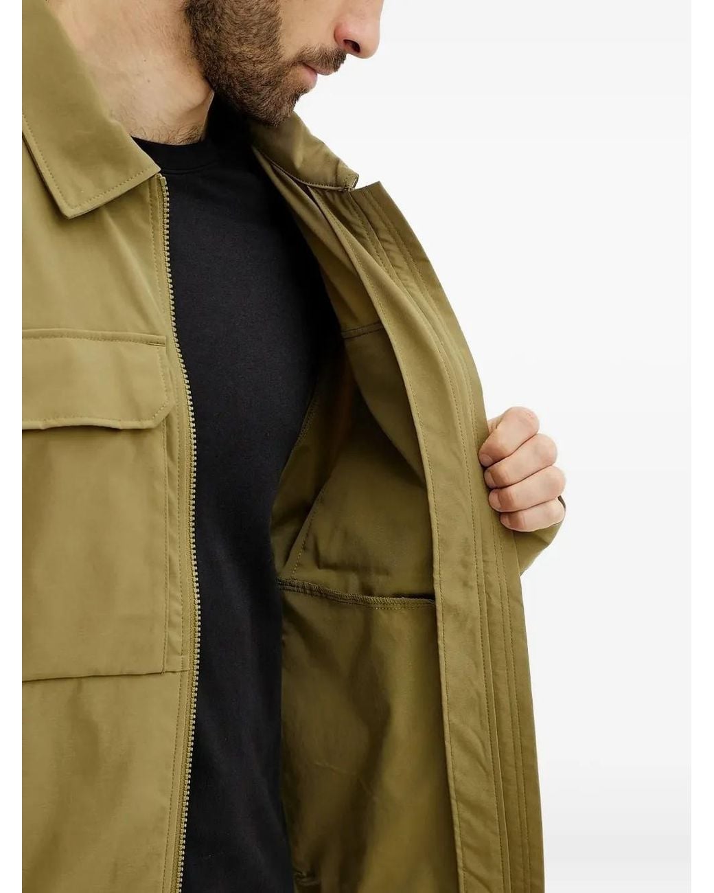 Helly Hansen Jack Met Geborduurd Logo in het Green voor heren