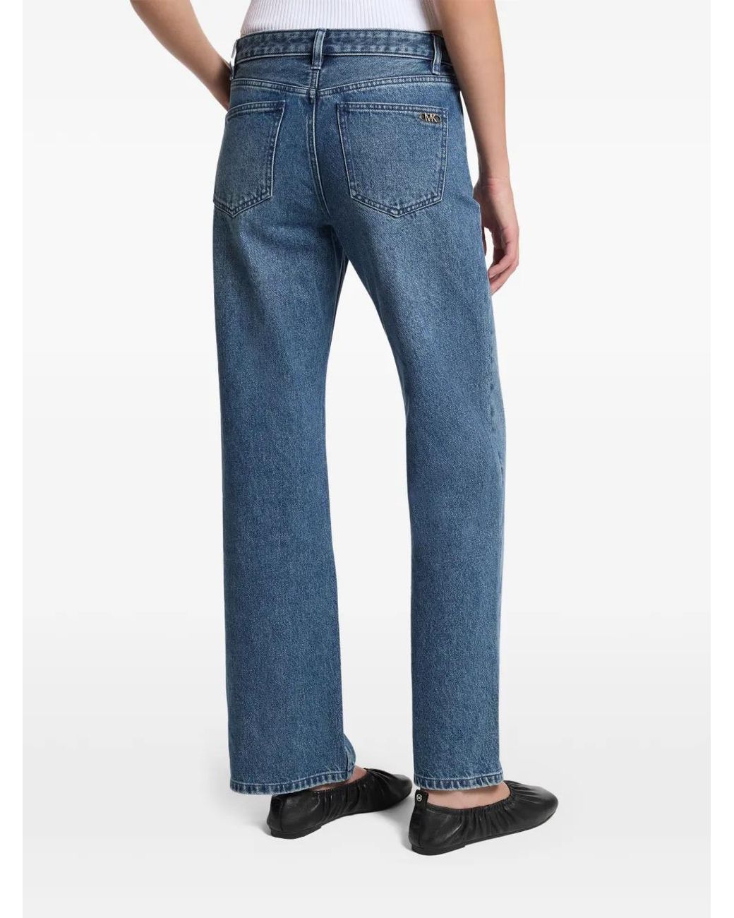 Michael Kors Blue Jean Alice À Taille Mi-Haute