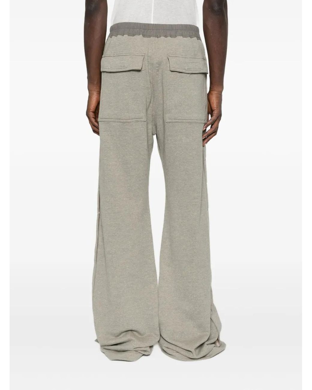Rick Owens Gray Drkshdw Drawstring Joggers for men