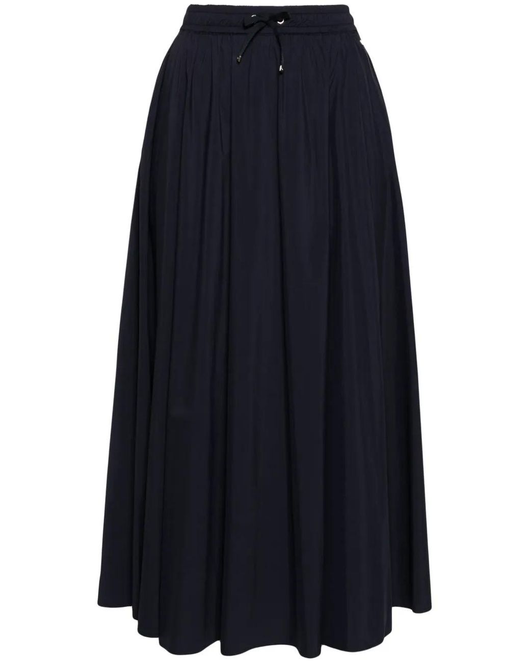 Herno Blue Nylon Long Skirt