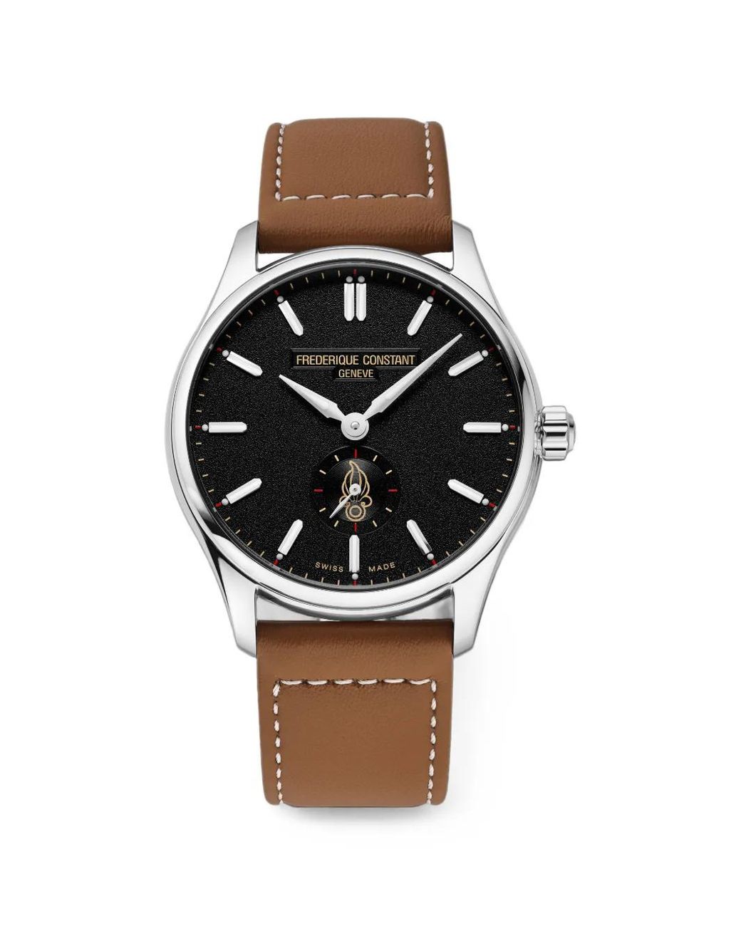 Frederique Constant Black Classics Index Small Seconds 39Mm Watch for men