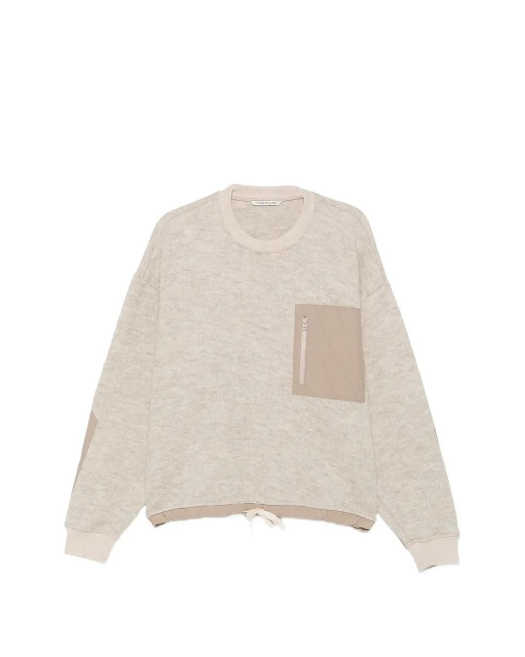 A Kind Of Guise Natural Egoa Zip-Pocket Sweater for men