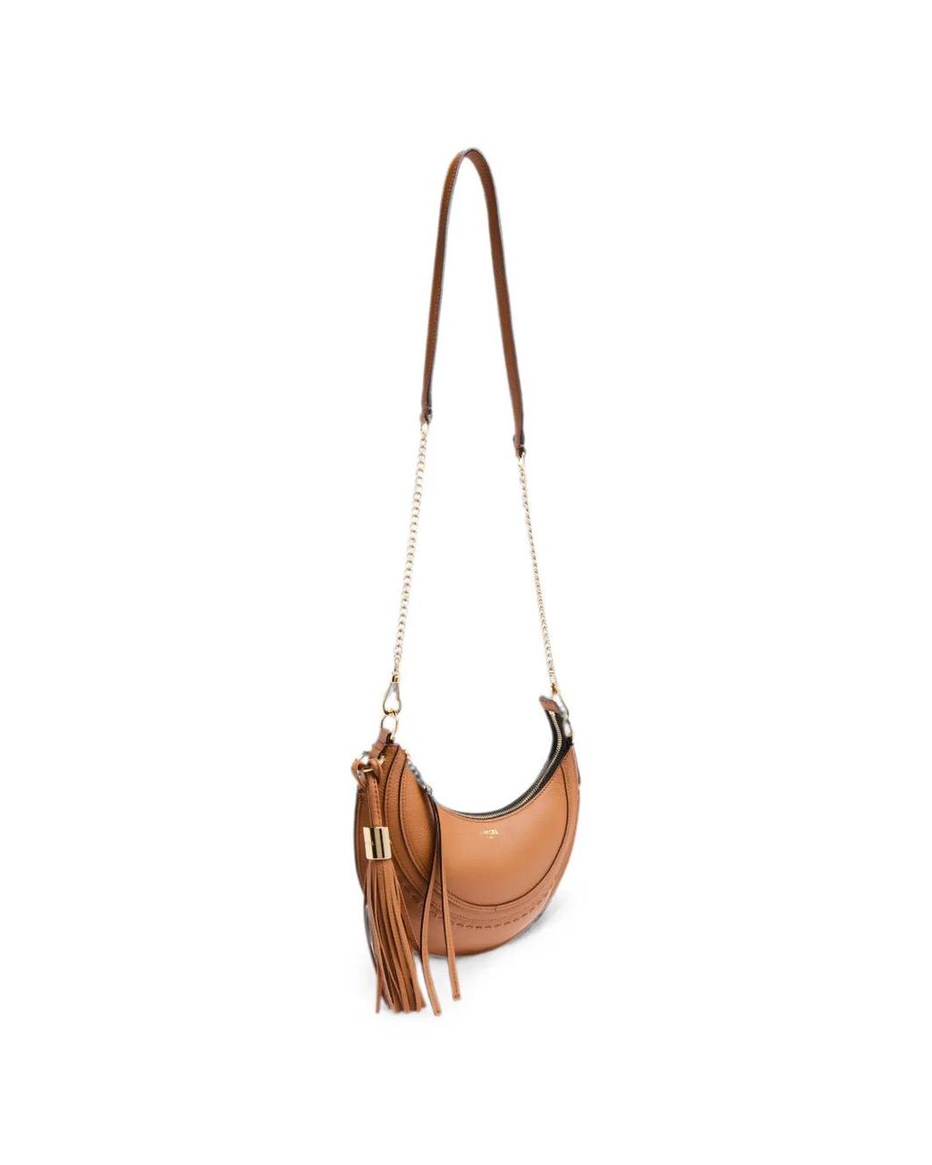 Lancel Brown Small Hoboheme Two-Way Shoulder Bag