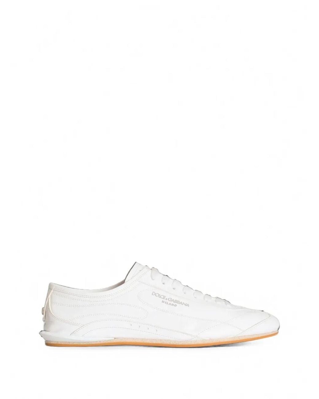 Dolce & Gabbana White Low Top Sneakers for men