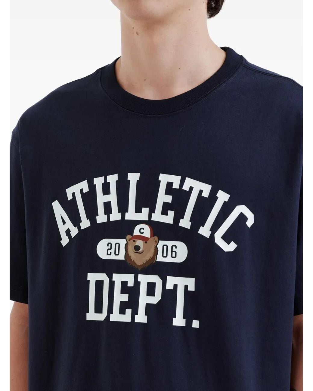 Chocoolate Blue Graphic-Print Crew-Neck T-Shirt for men
