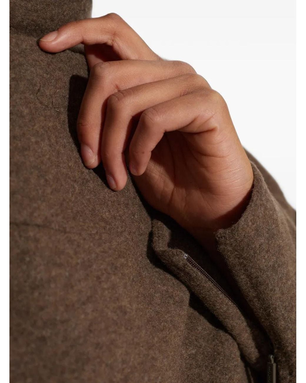 Max Mara Natural Wool And Cashmere Jersey Dress